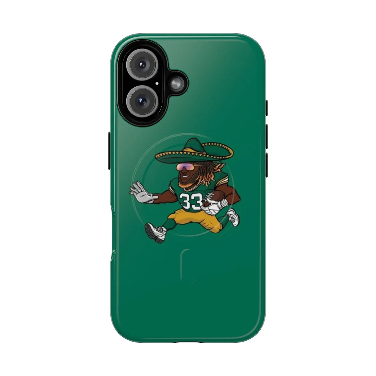 Aaron Jones Inspired Packers Sombrero Phone Case