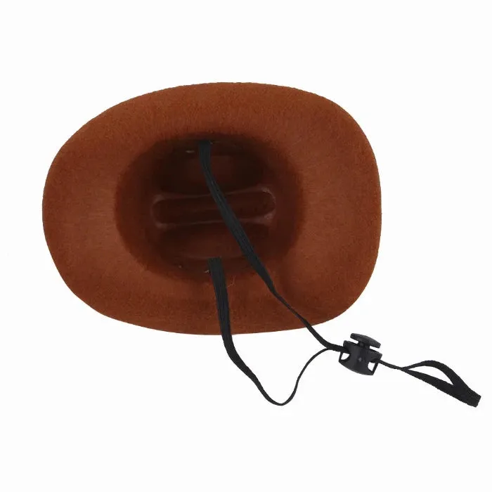 Adjustable Cowboy Hat - Fashionable Caps for Pet Puppies