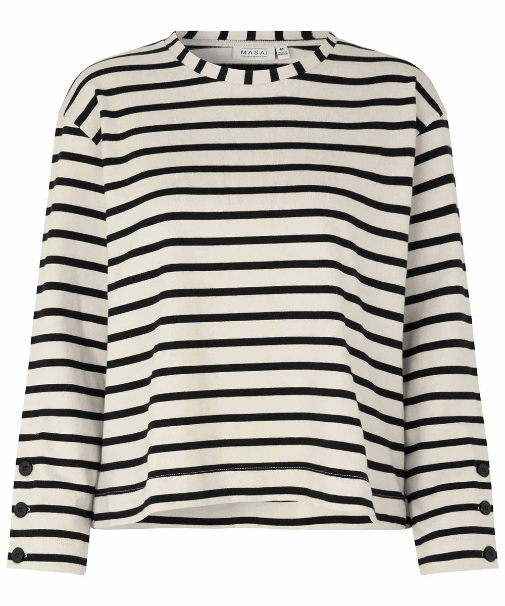 Balla Striped Long Sleeve Top