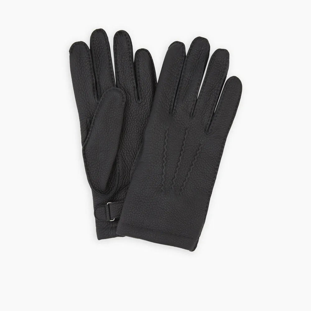 Black Kirkdale Leather Gloves