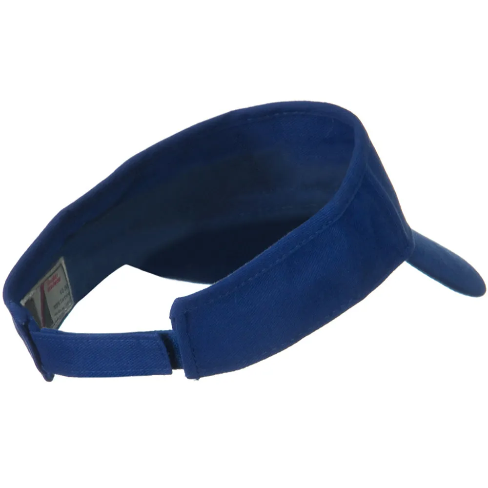 Brushed Bull Denim Sun Visor