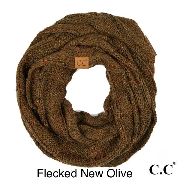 {C.C Cable Knit} Infinity Scarf