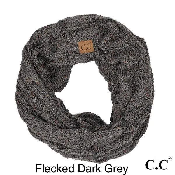 {C.C Cable Knit} Infinity Scarf