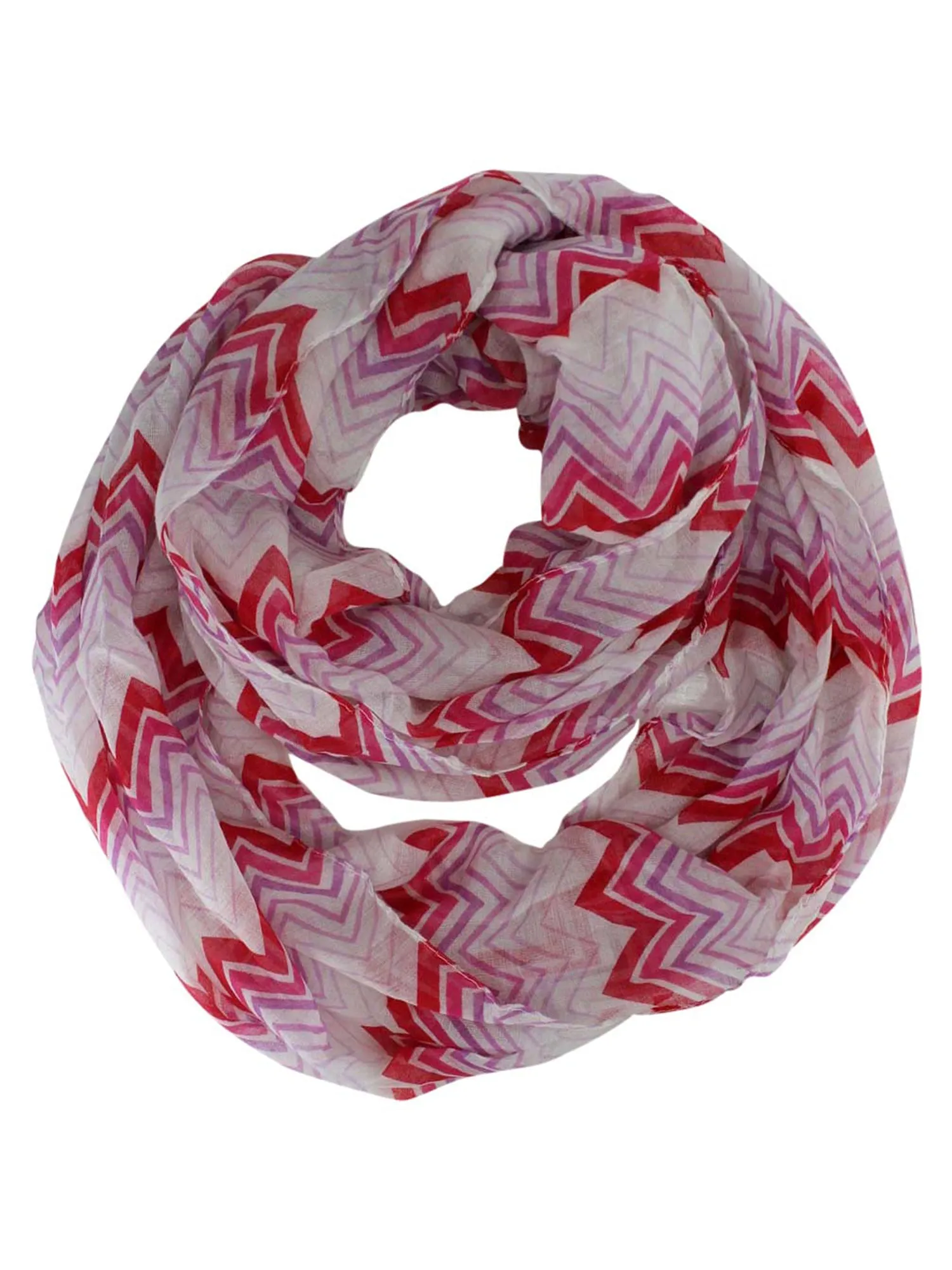 Chevron Pattern Infinity Scarf