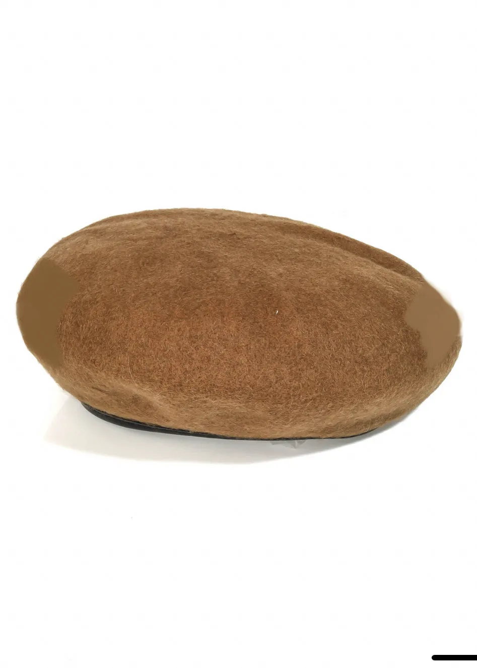 Chic Wool Beret Hats, Tan or Camel