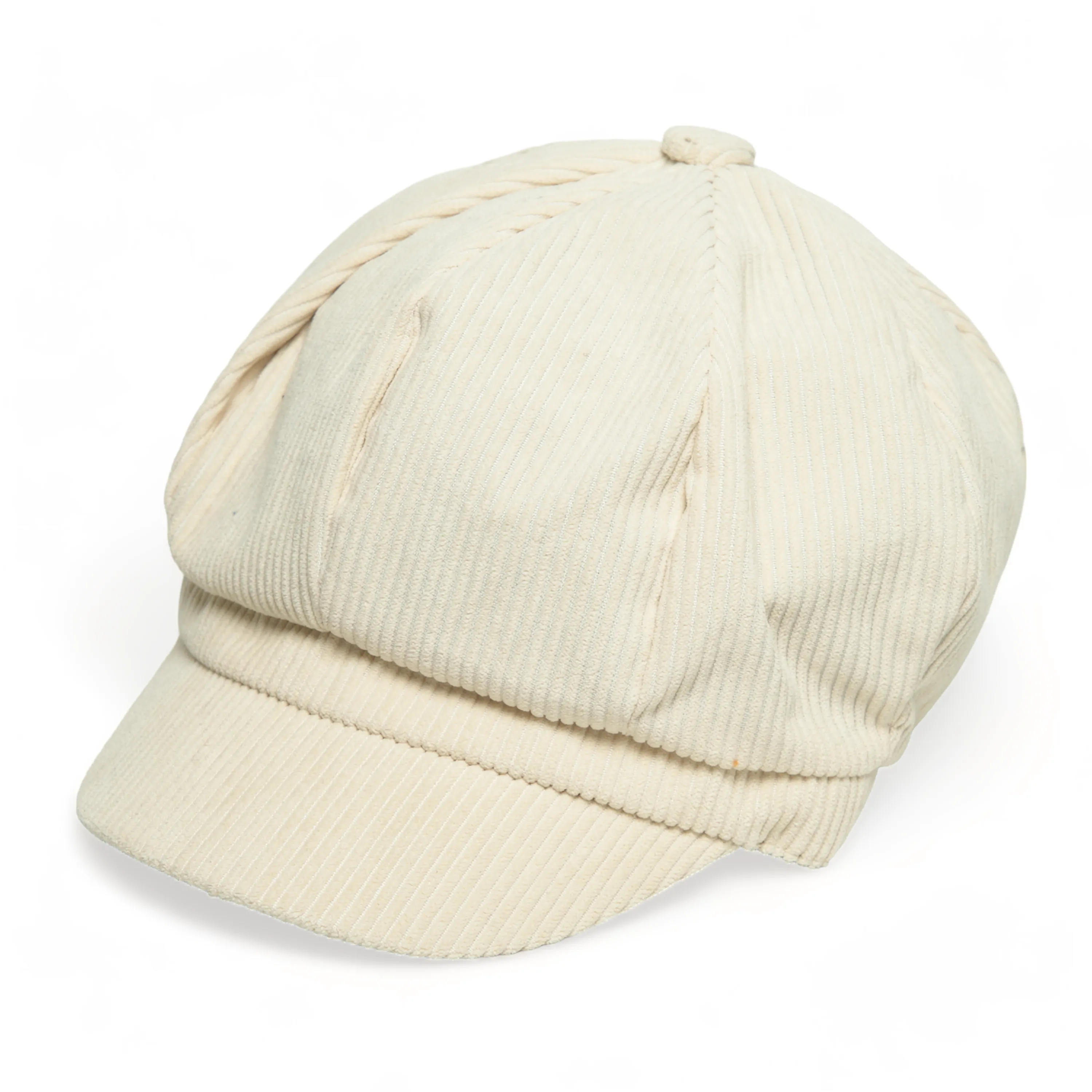 Chokore Corduroy Beret Cap (Beige)