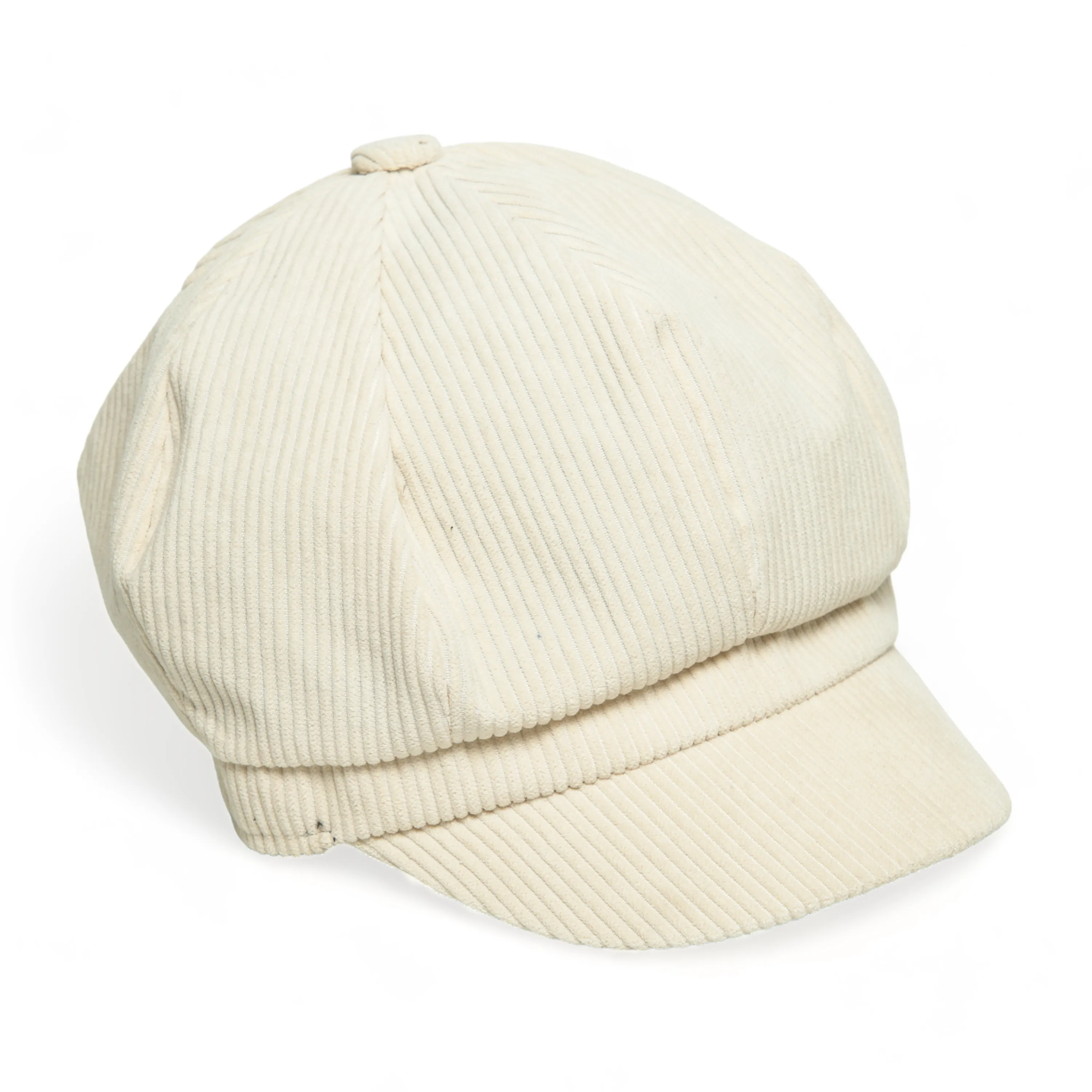 Chokore Corduroy Beret Cap (Beige)