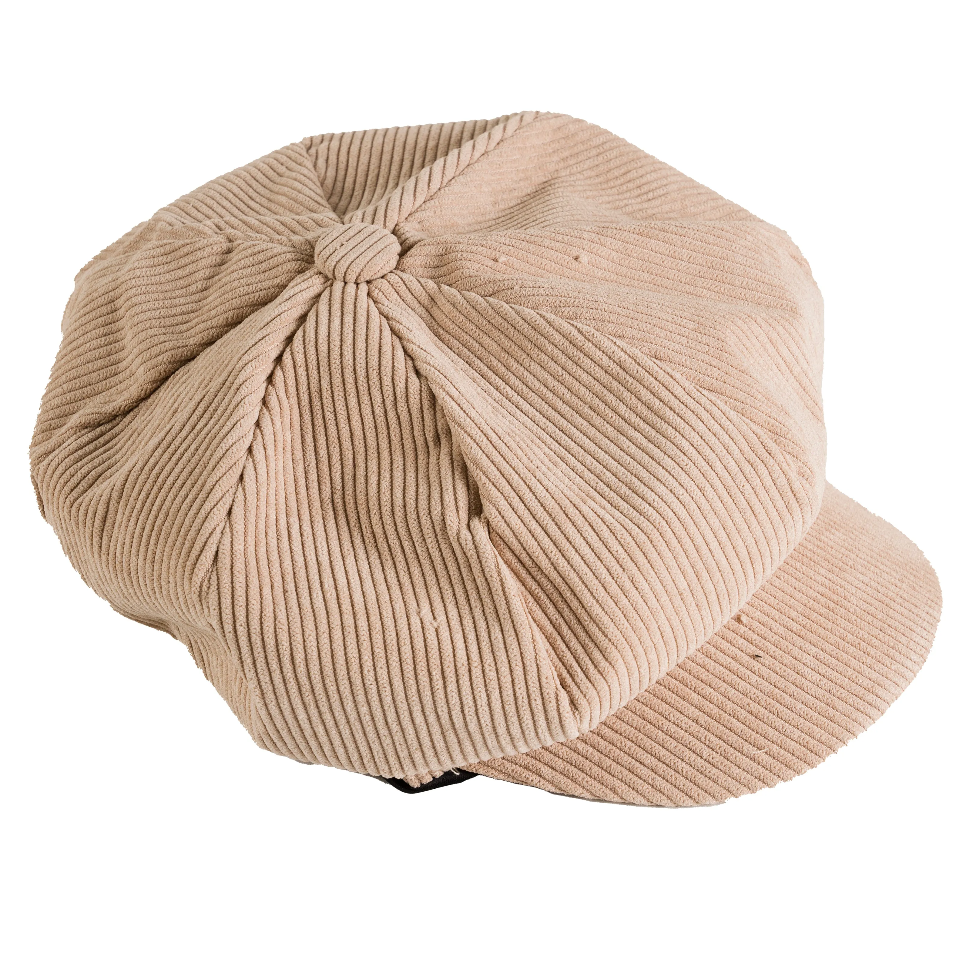 Chokore Corduroy Beret Cap (Camel)