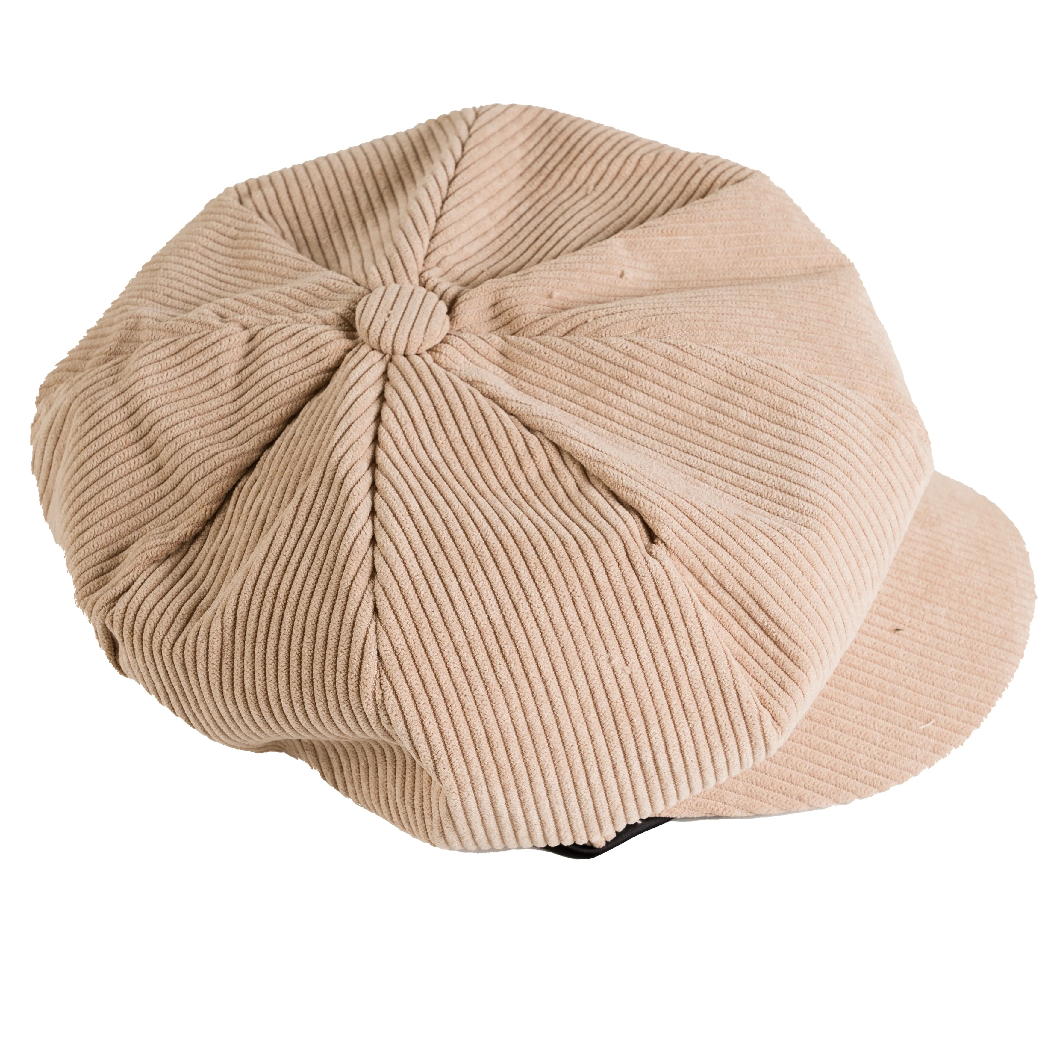 Chokore Corduroy Beret Cap (Camel)