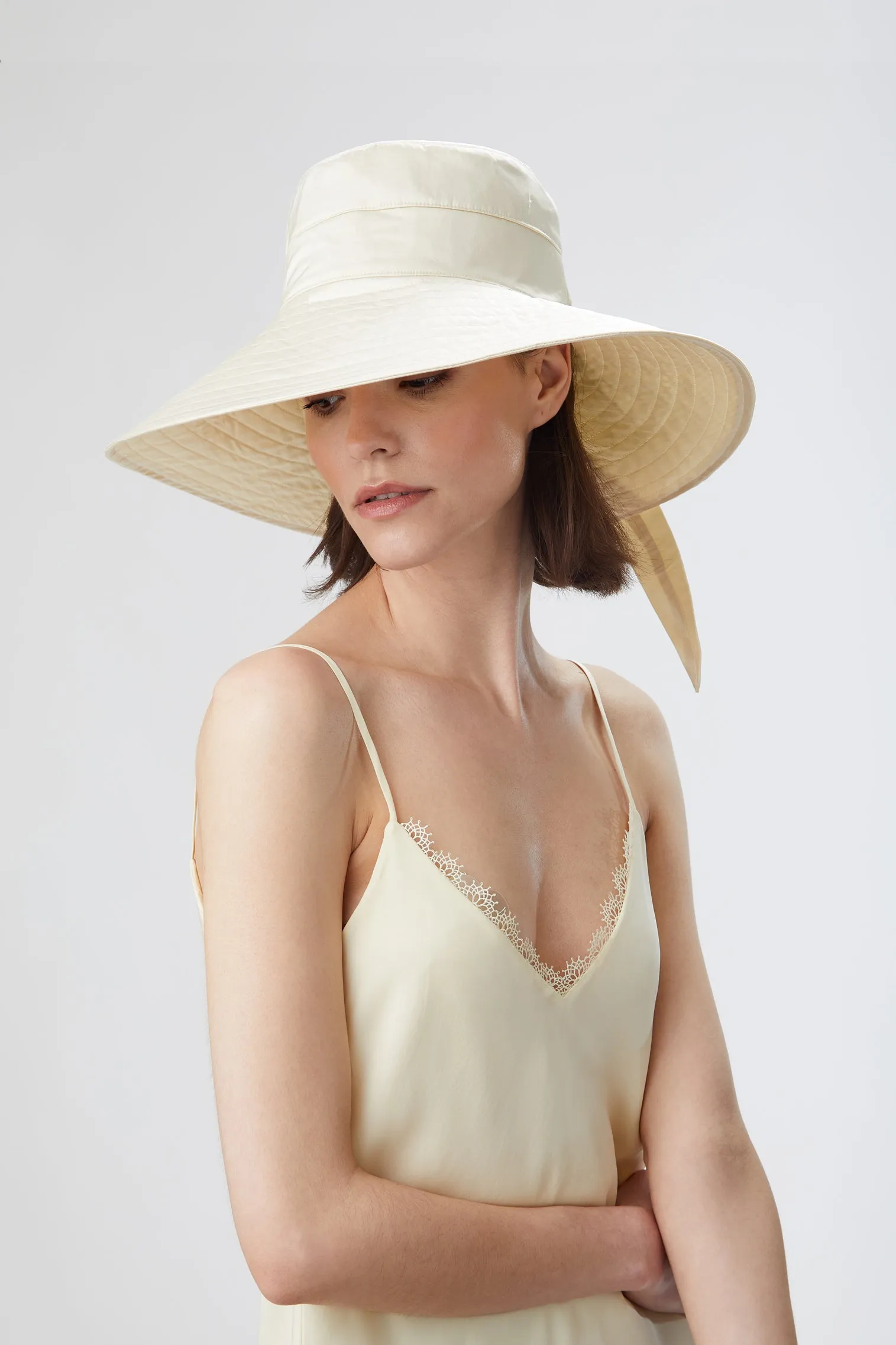 Clemence Silk Sun Hat