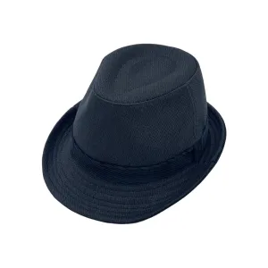 Cotton Twill Fedora Hat Classic Trilby Short Brim Panama Manhattan for Men Women LD61568