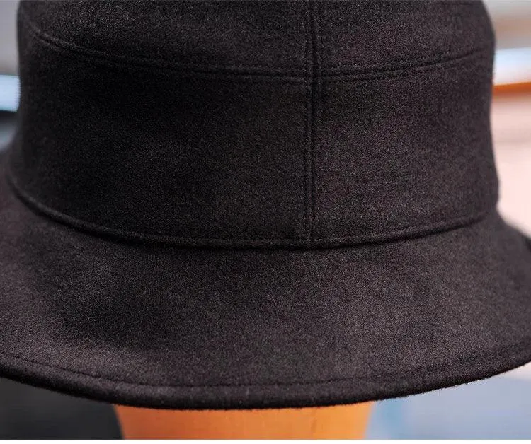 Customized Felt Cloche Bucket Hat