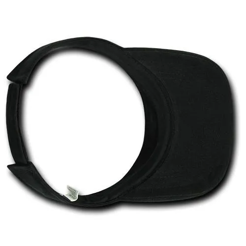 Decky 3001 - Cotton Visor, Blank Sports Visor