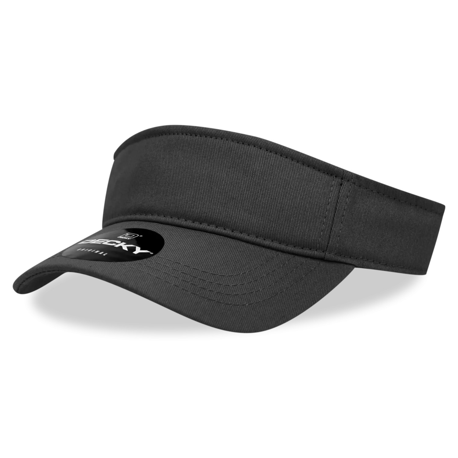 Decky 3001 - Cotton Visor, Blank Sports Visor