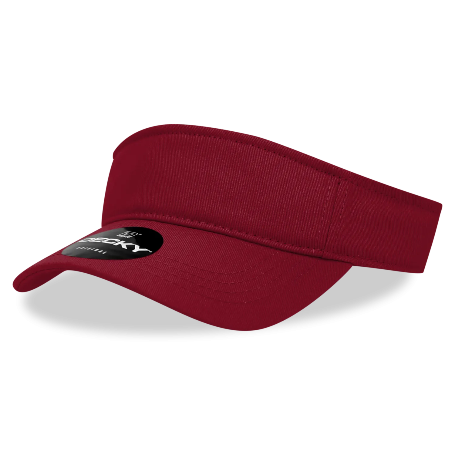 Decky 3001 - Cotton Visor, Blank Sports Visor