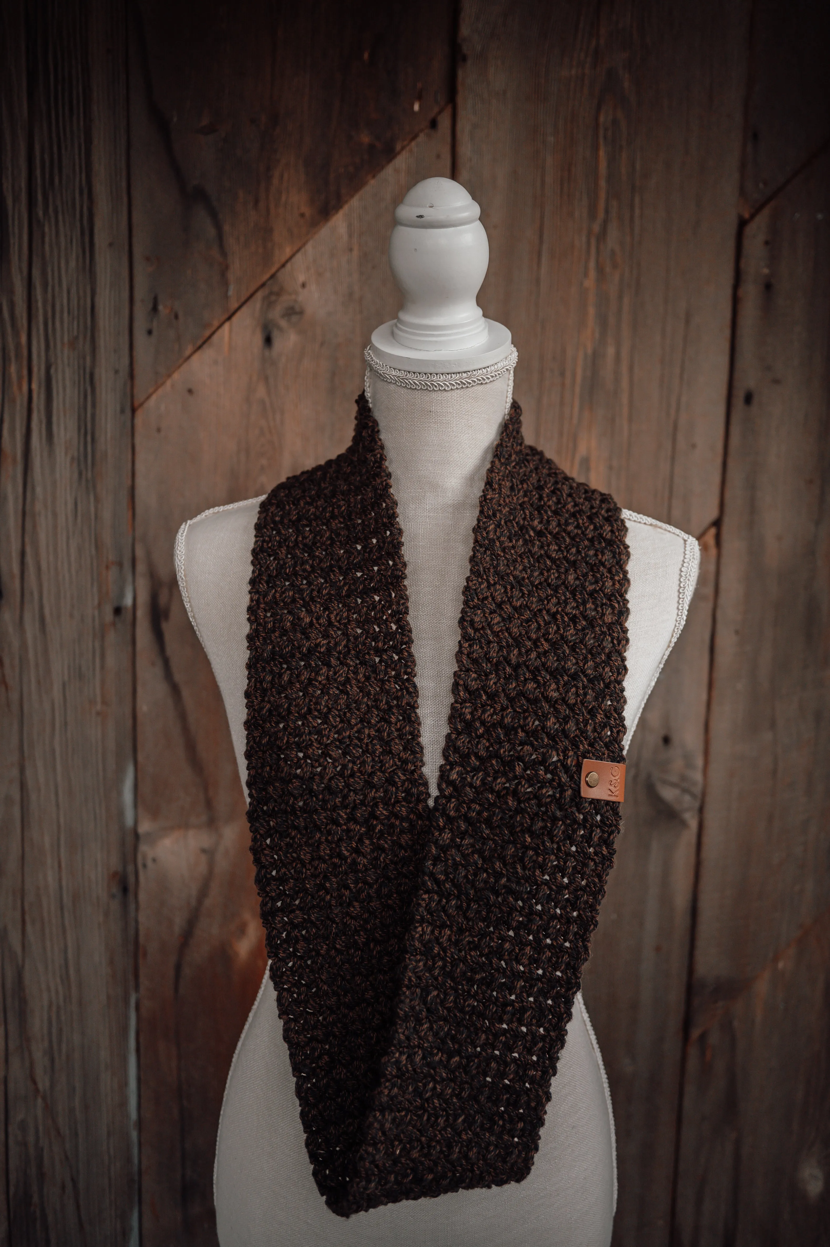 Dream Weaver Infinity Cowl - Mahogany Singe