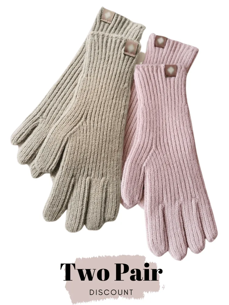 Elegant Warm Women's Touchscreen Gloves - In 10 Chic Colors!