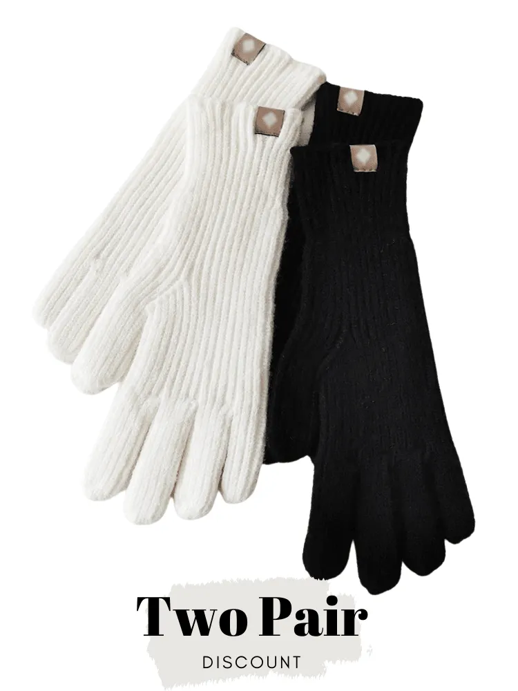 Elegant Warm Women's Touchscreen Gloves - In 10 Chic Colors!