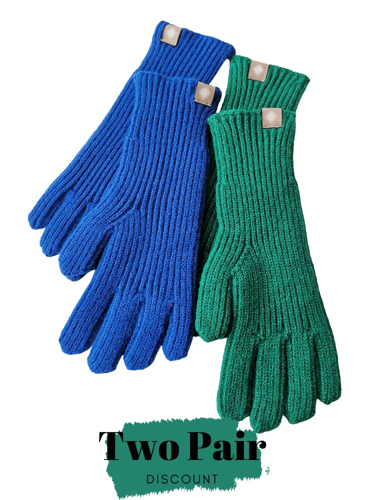 Elegant Warm Women's Touchscreen Gloves - In 10 Chic Colors!