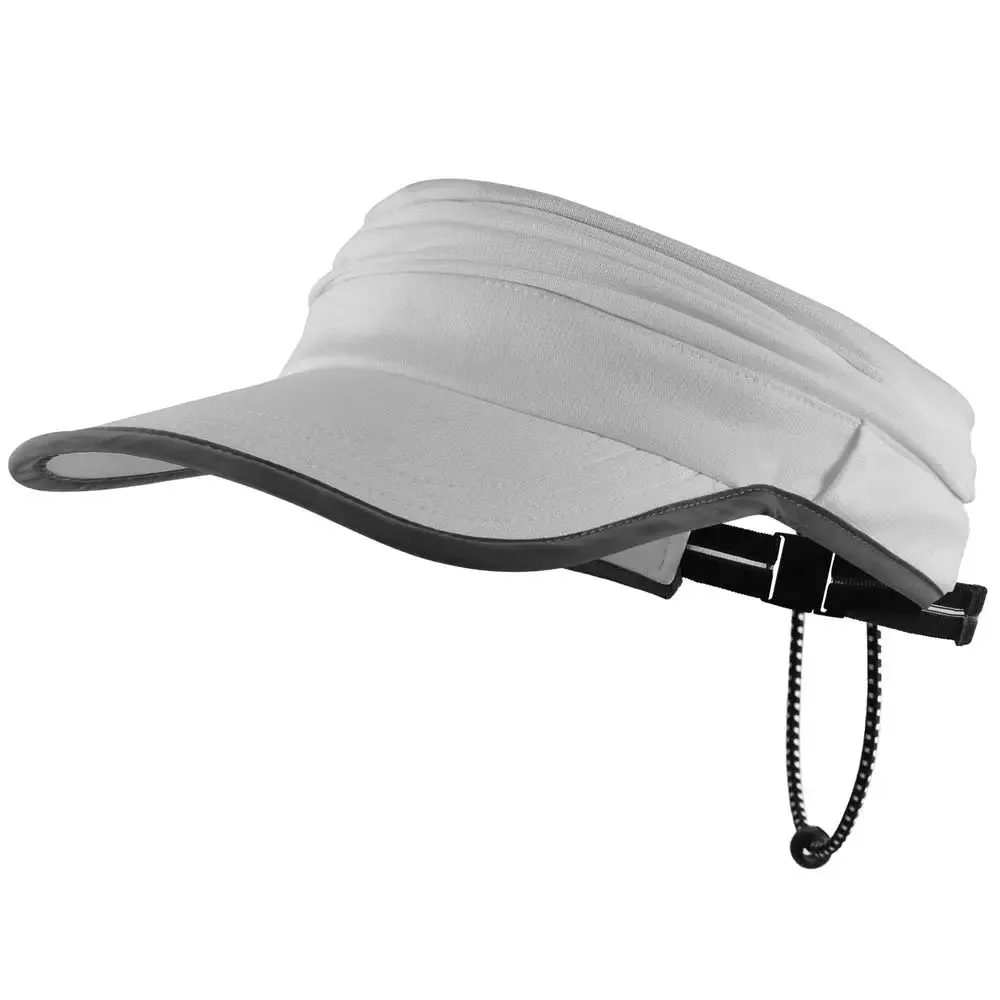 EXSKi Sports Sun Visor in Running Jogging Golf Hat for Men Women Adjustable Cap with Elastic String