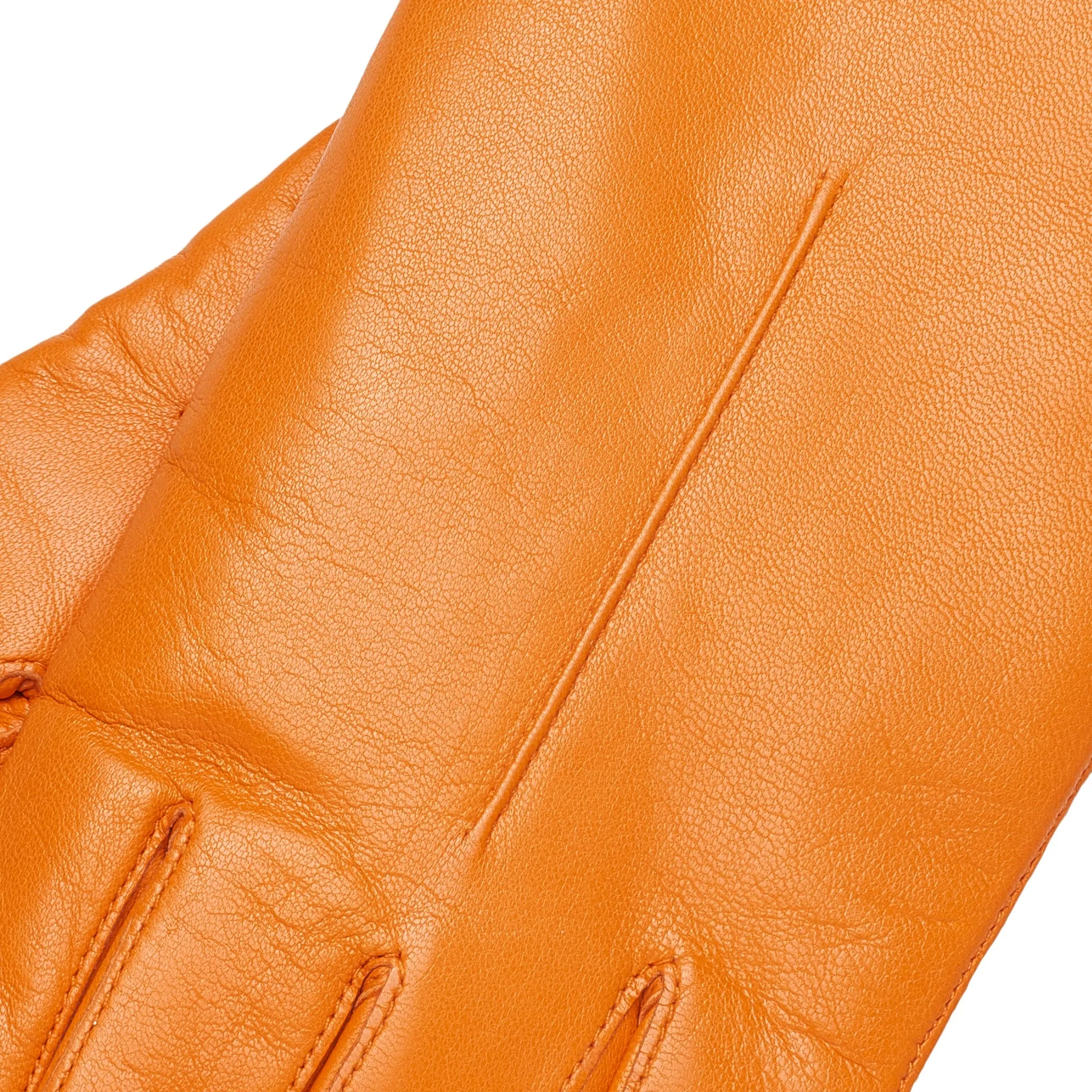 Ferrara Arancio Leather Gloves