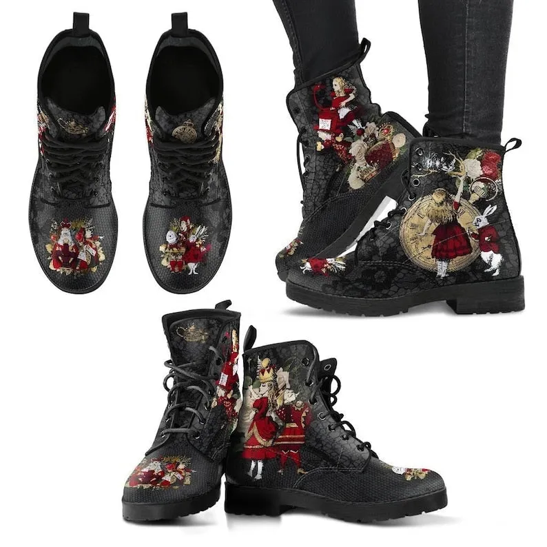 Funki Buys | Boots | Women's British Style Lace up Ankle Boots