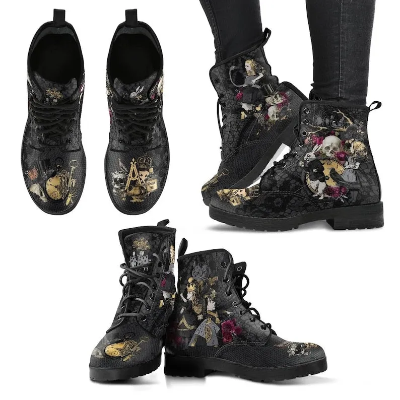 Funki Buys | Boots | Women's British Style Lace up Ankle Boots