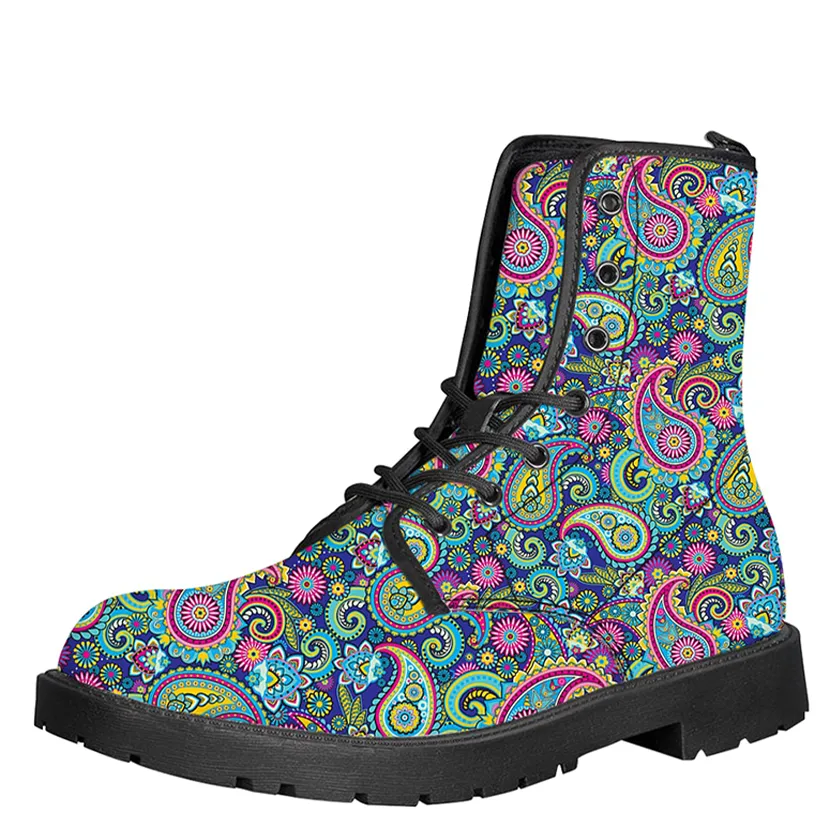 Funki Buys | Boots | Women's Mandala Paisley High Top Boots