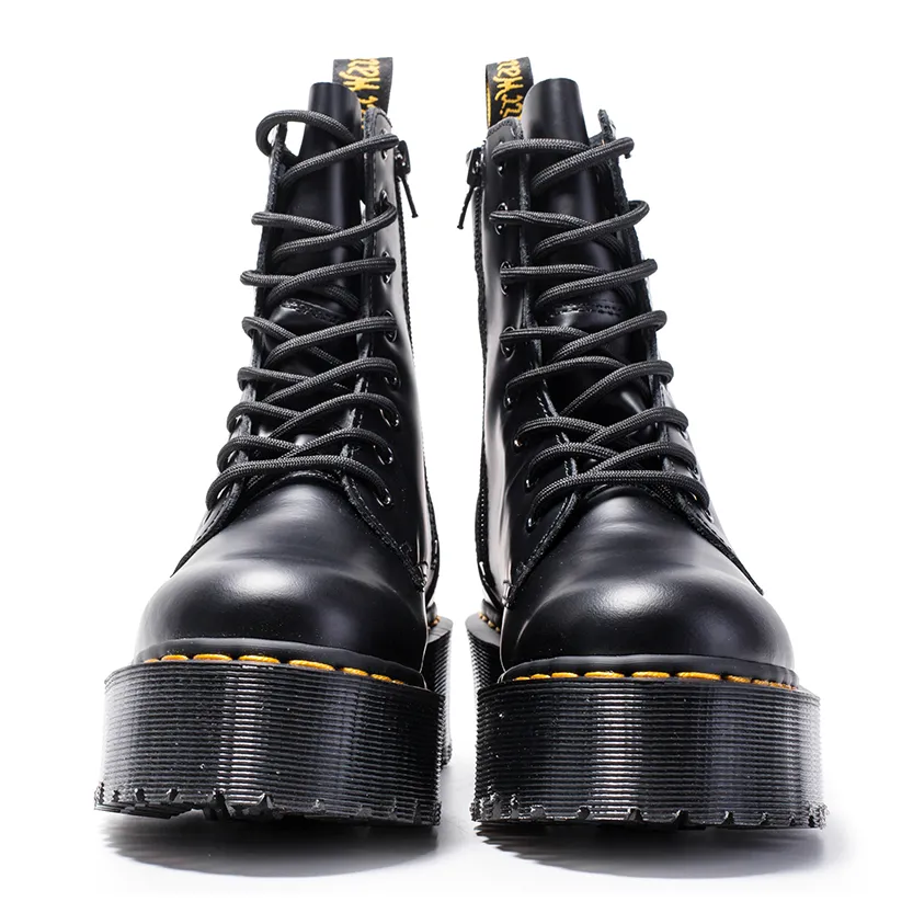 Funki Buys | Boots | Women's Men's Leather High-Top Zip Boots