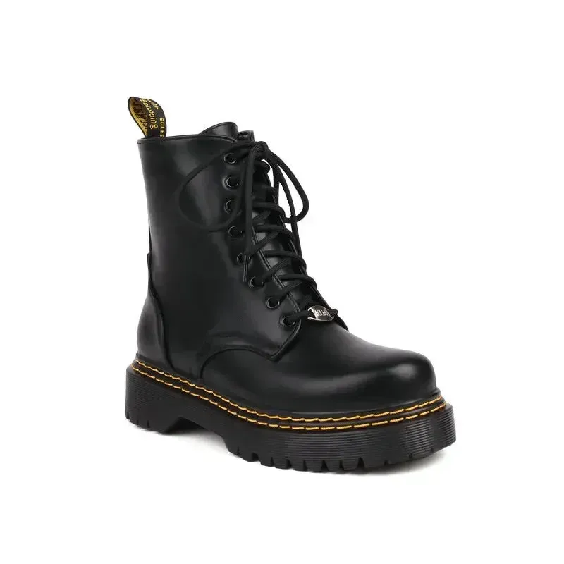 Funki Buys | Boots | Womens Patent Leather Lace Up Ankle Boot