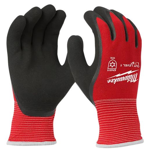 General Purpose Gloves - Milwaukee® Cut Level 1 Winter Insulated Gloves, 12 Pack, 48-22-891B