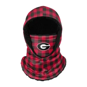 Georgia Bulldogs NCAA Plaid Hooded Gaiter