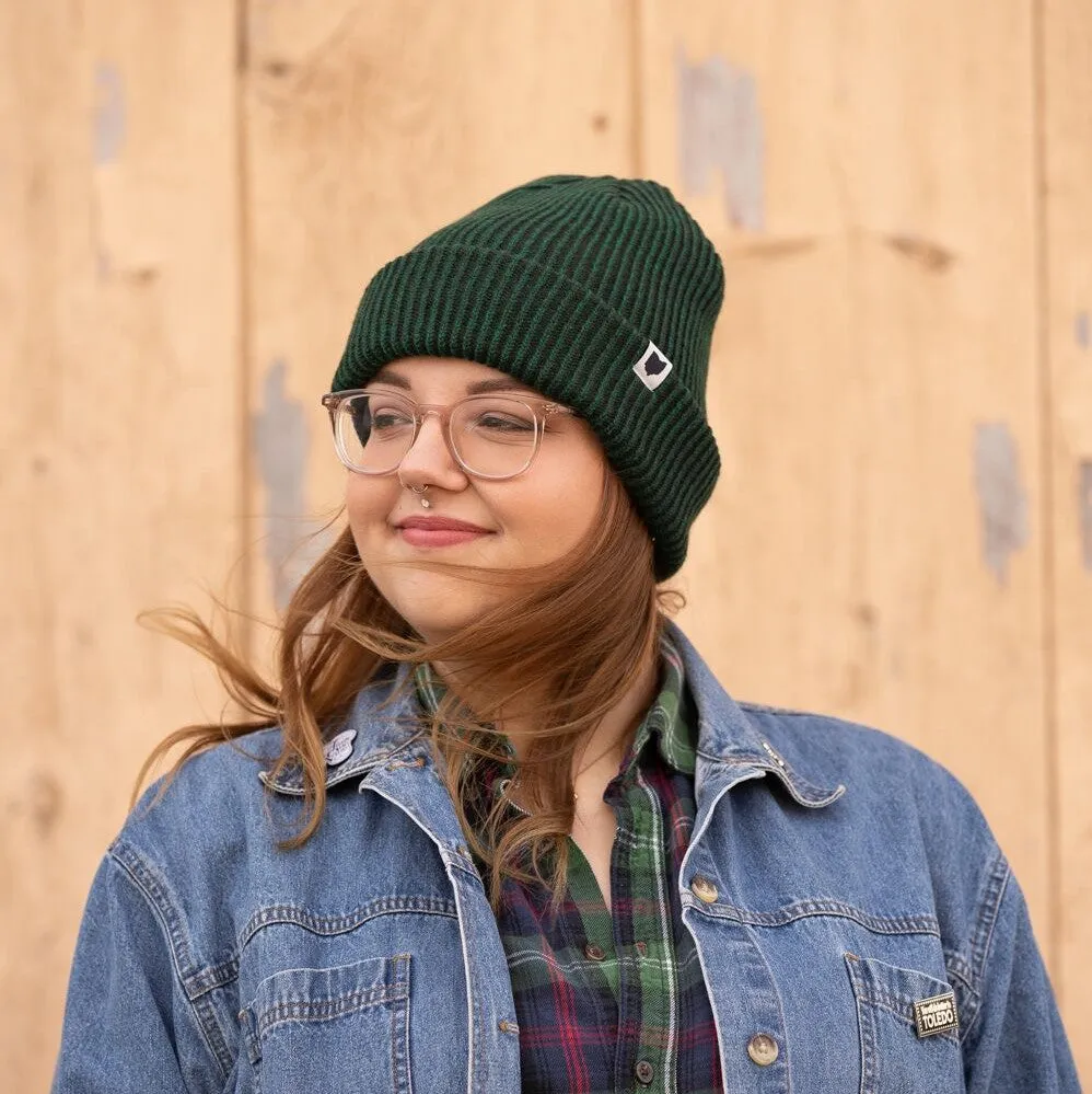 Green Ohio Cozy Beanie (Discontinued)