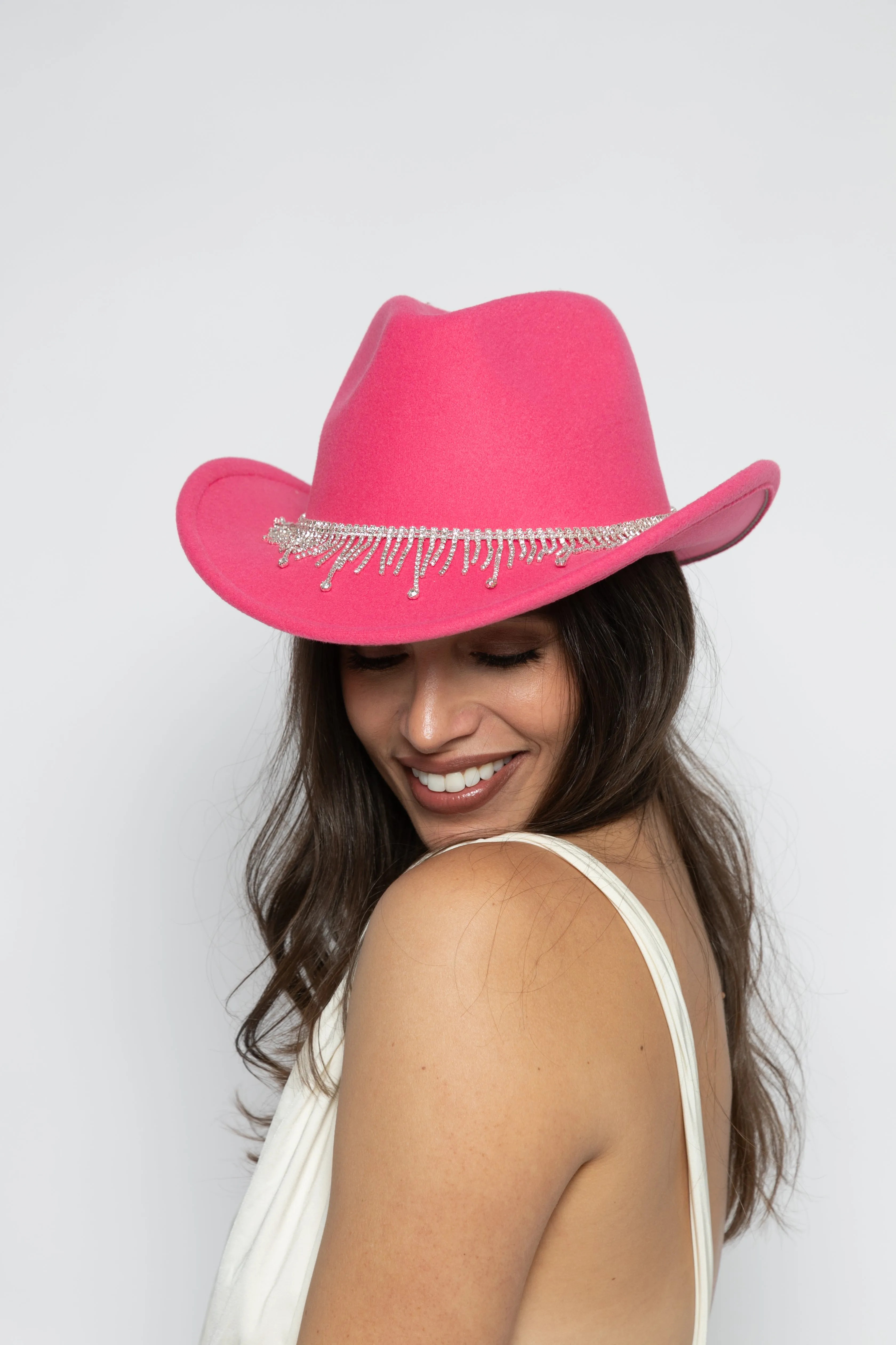 GWCB2273 - Bling Panama/Cowboy Felt Hat