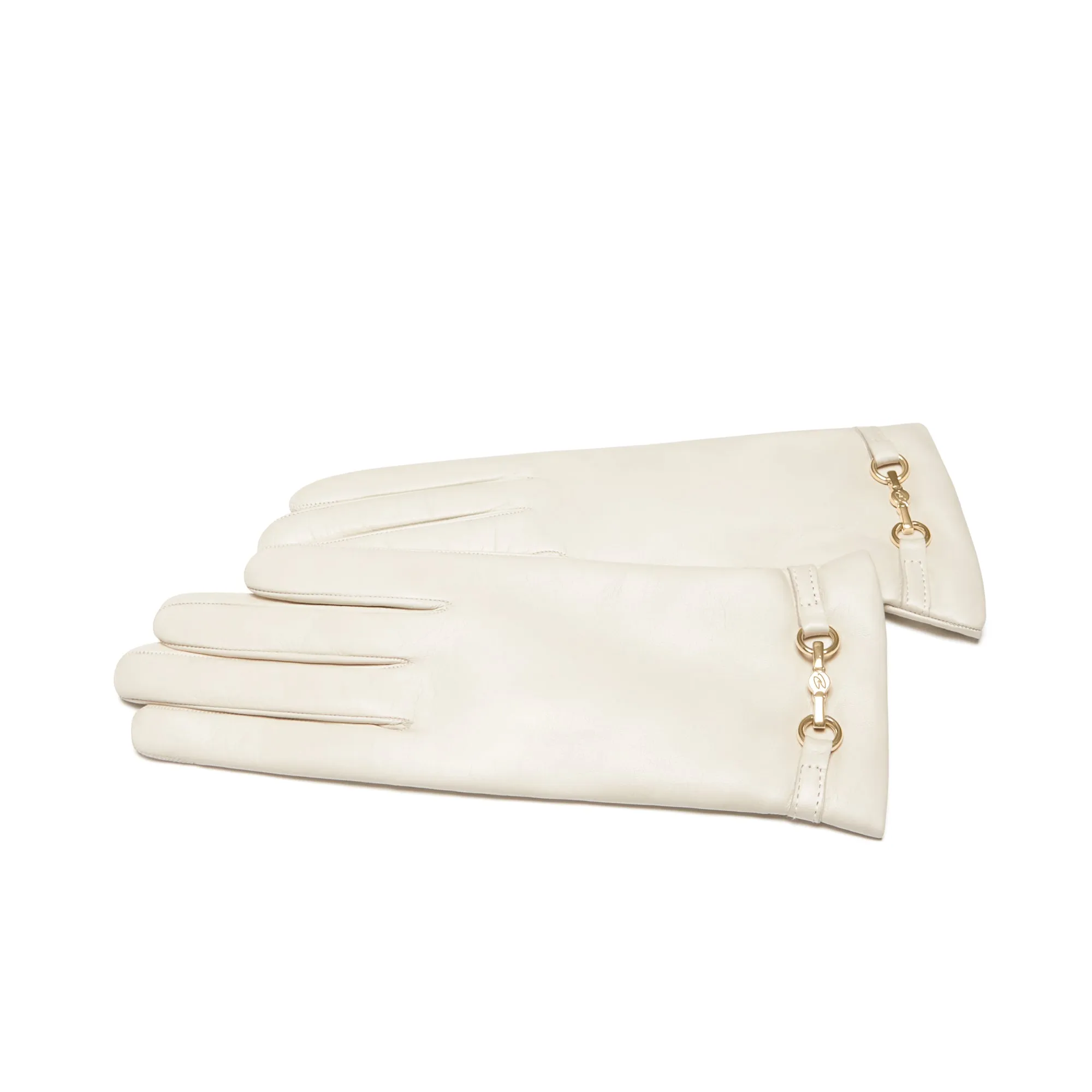 Honoré Marcelia cream goatskin leather gloves