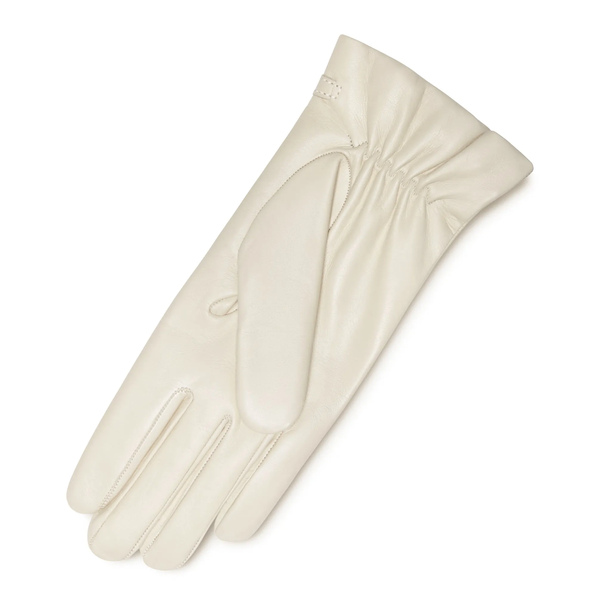 Honoré Marcelia cream goatskin leather gloves