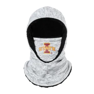 Iowa State Cyclones NCAA Heather Grey Big Logo Hooded Gaiter