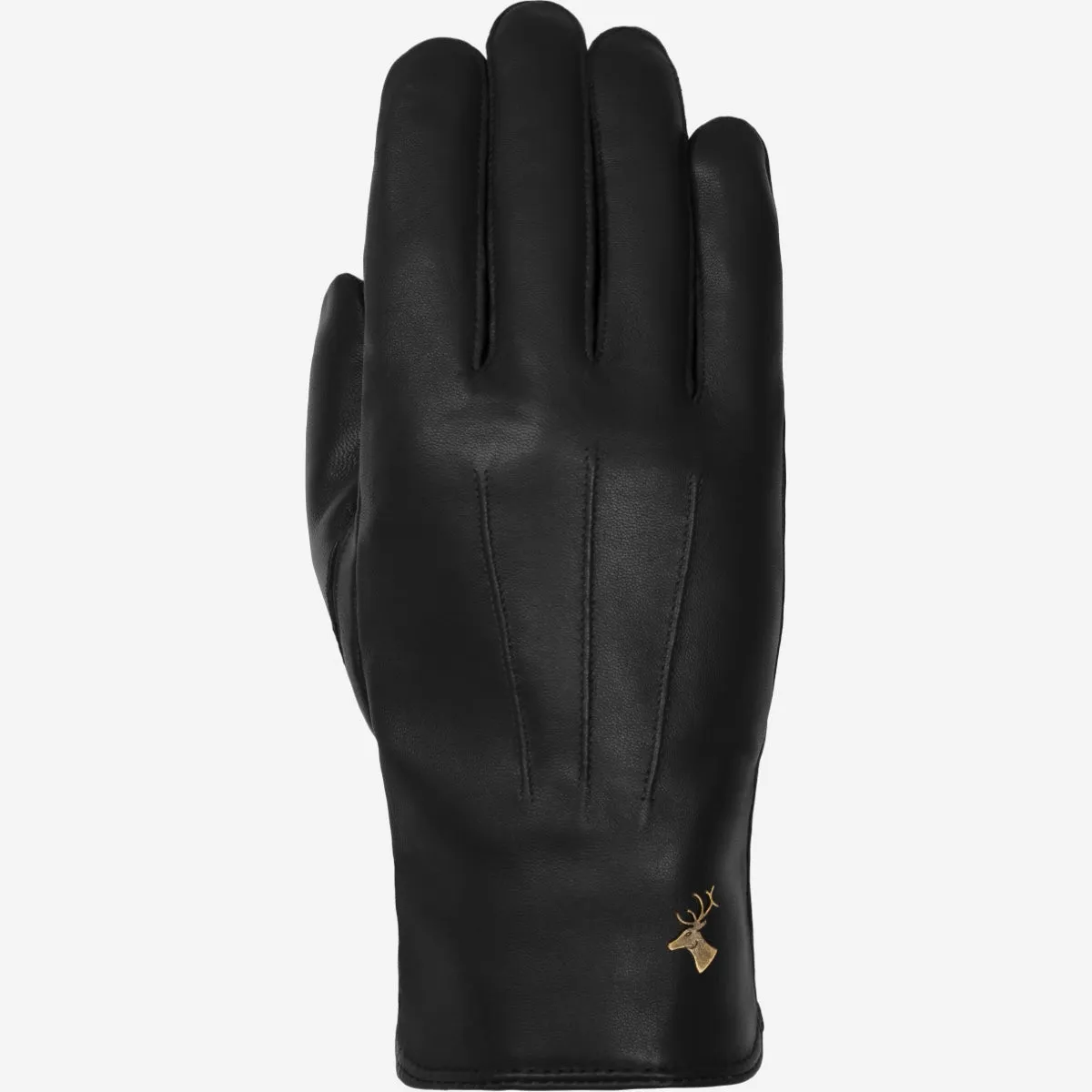 James (black) - classic sheepskin leather gloves with luxurious cashmere lining & touchscreen feature