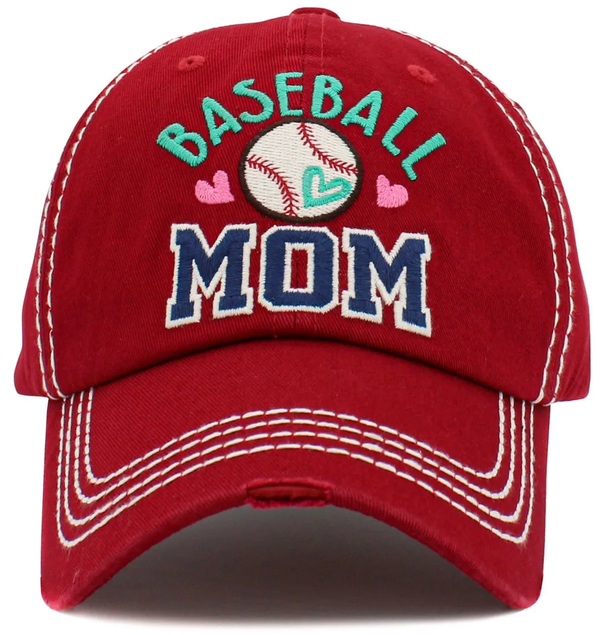 KBV1490 Baseball Mom Washed Vintage Ballcap