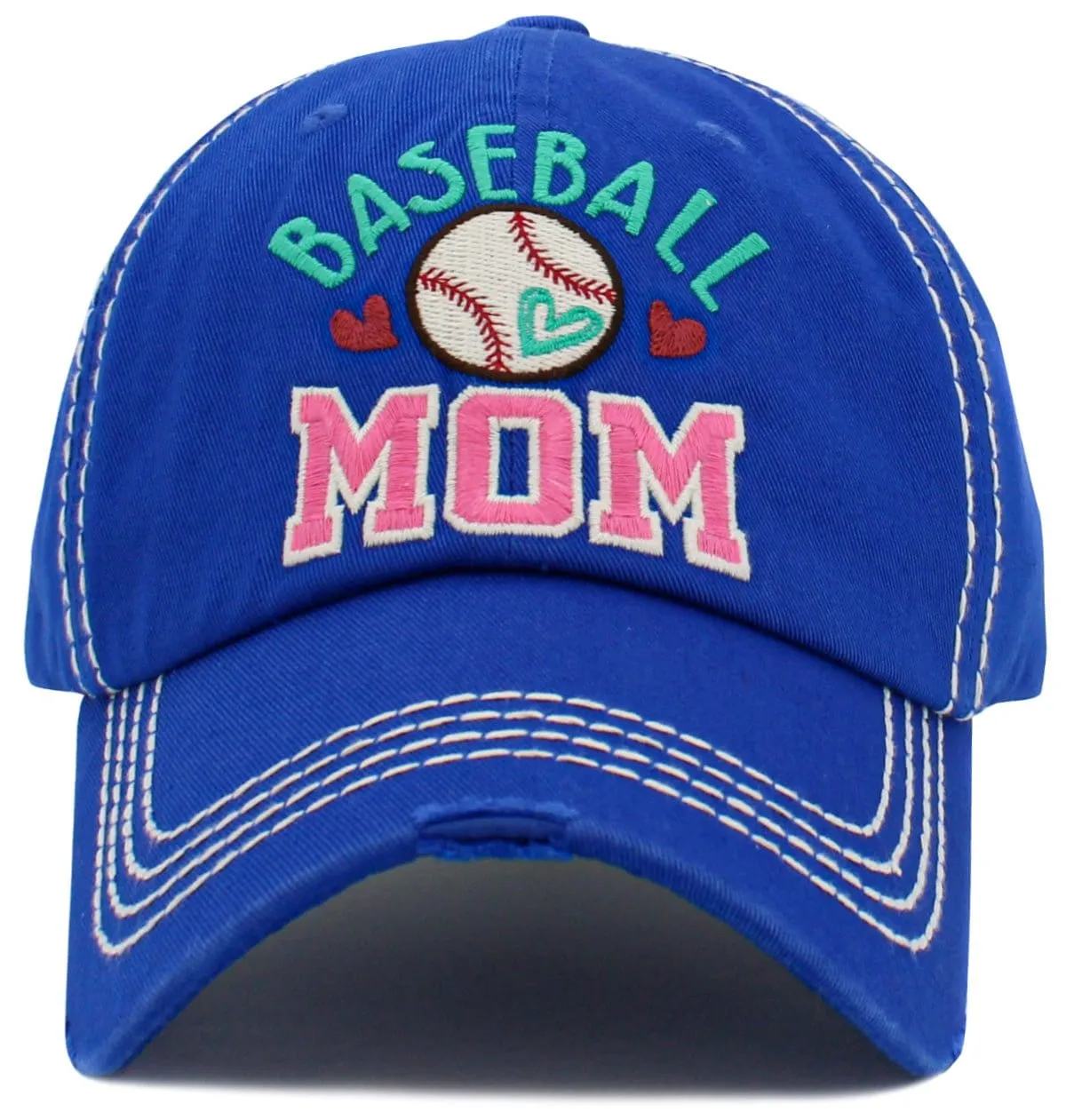 KBV1490 Baseball Mom Washed Vintage Ballcap