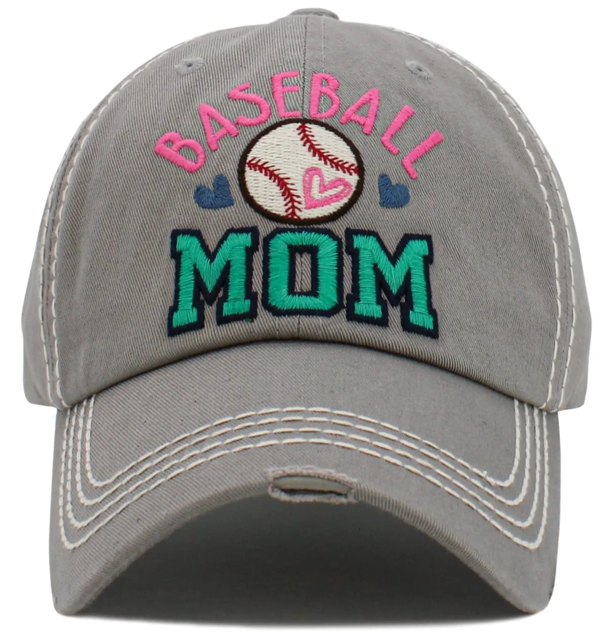 KBV1490 Baseball Mom Washed Vintage Ballcap