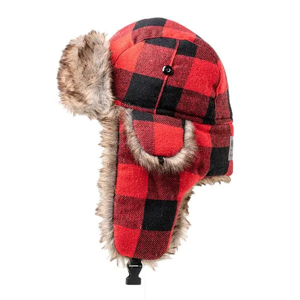 Kids Trapper Hat | Lumberjack Red PreOrder