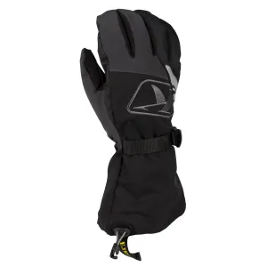 Klim  ate Gauntlet Snowmobile Gloves Water Resistant Insulated Warm Black