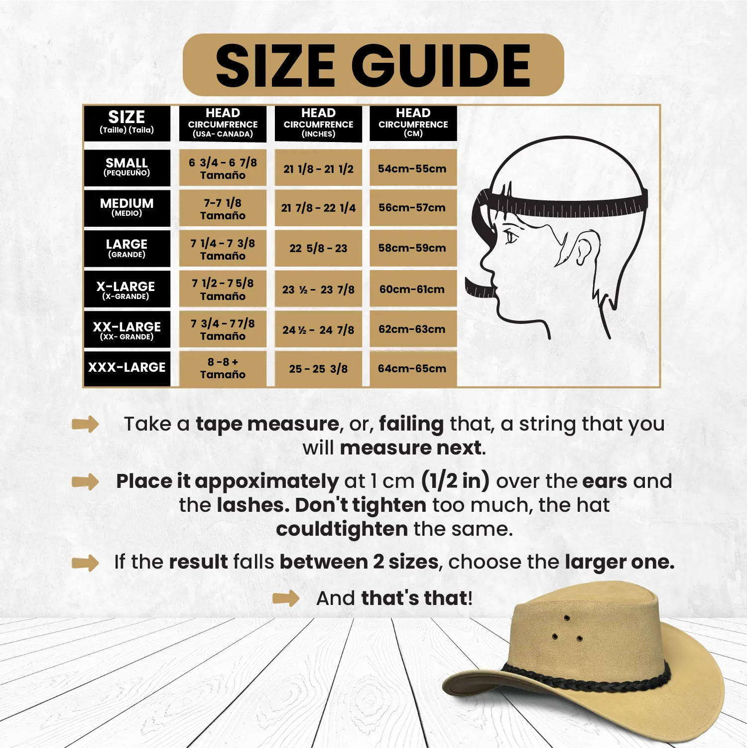 Lesa Collection Tan Suede Buttermere Leather Cowboy Hat for Women with Black Braided Band – Stylish Men's Western Hat with Ventilation Eyelets