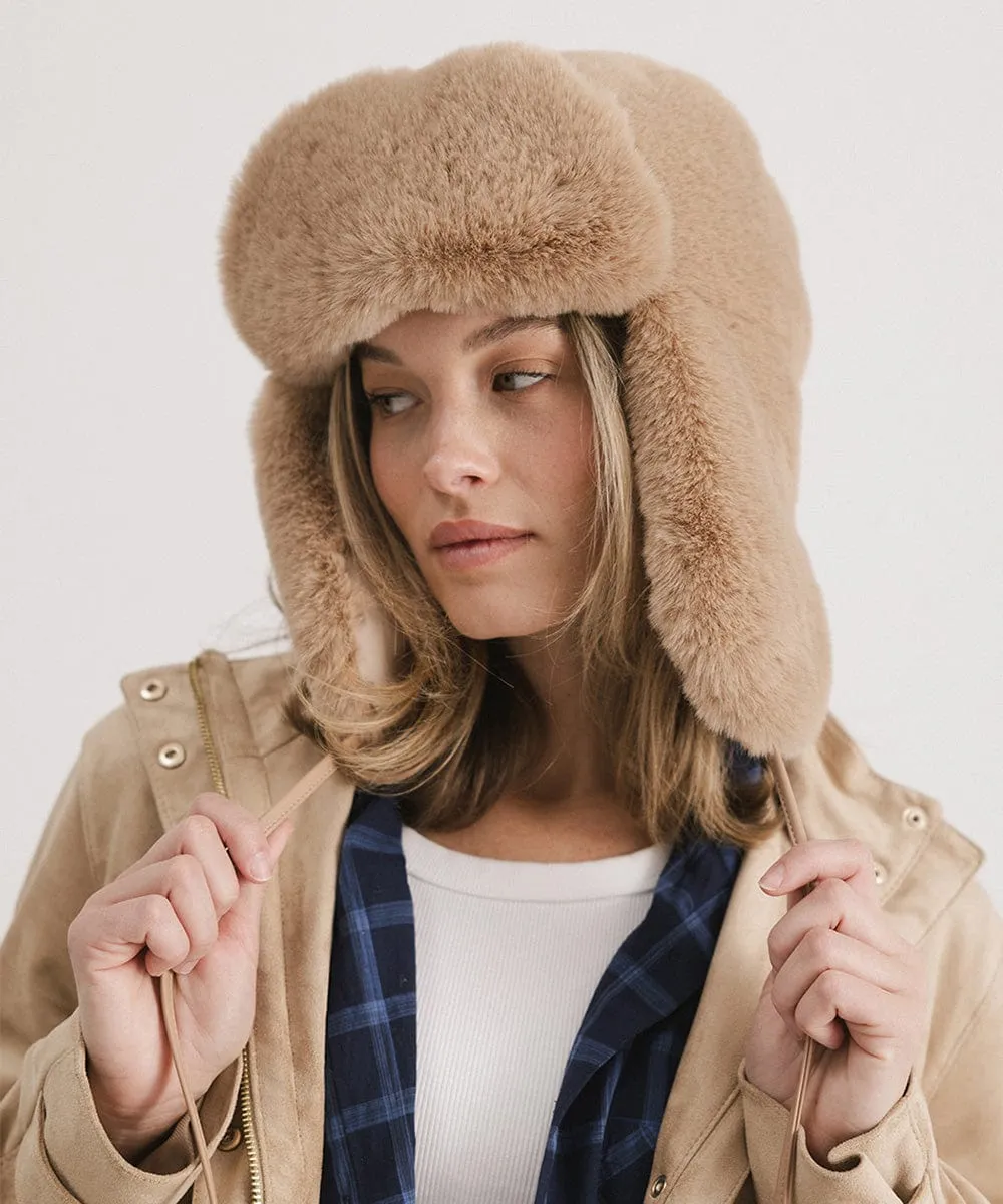 Logan Faux Fur Trapper Hat