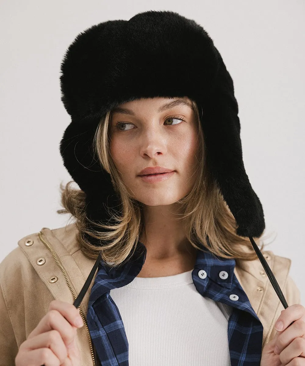 Logan Faux Fur Trapper Hat