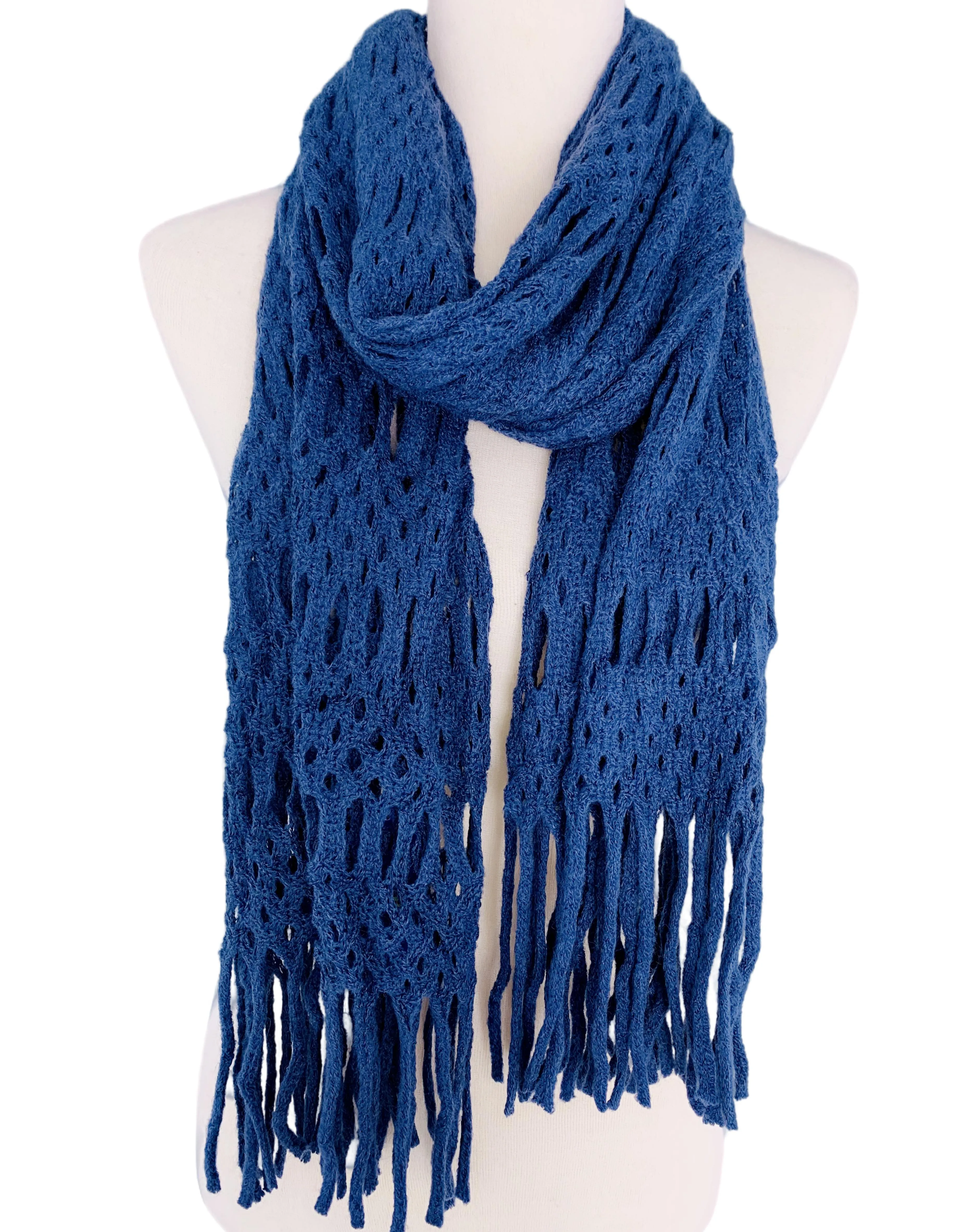 Magic Tubular Knit Scarf with Transformable Loop Design