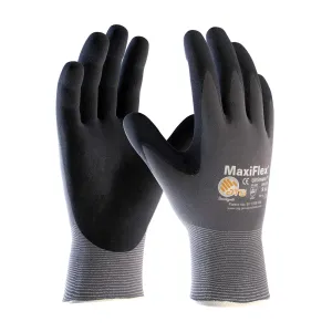 MaxiFlex Ultimate Seamless Knit Nylon / Elastane Glove with Nitrile Coated MicroFoam Grip on Palm & Fingers, 34-874, 1 Pair