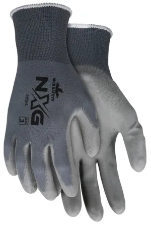 MCR Safety Ultra Tech Gray PU, Palm Nylon 13 Gauge