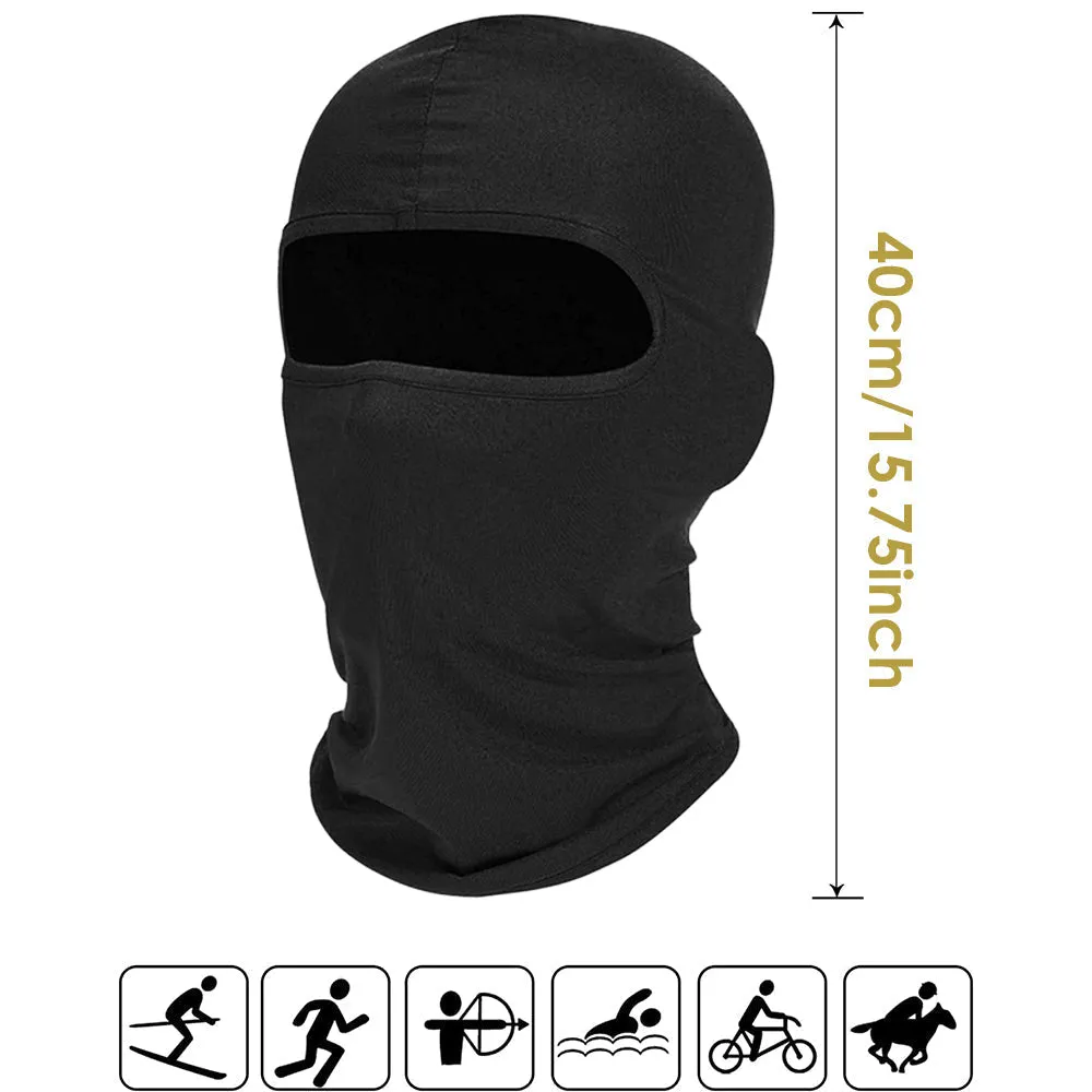 Motorcycle Balaclava Ski Mask for Men Women Sun Protection Hood Full Face Cover Neck Gaiter